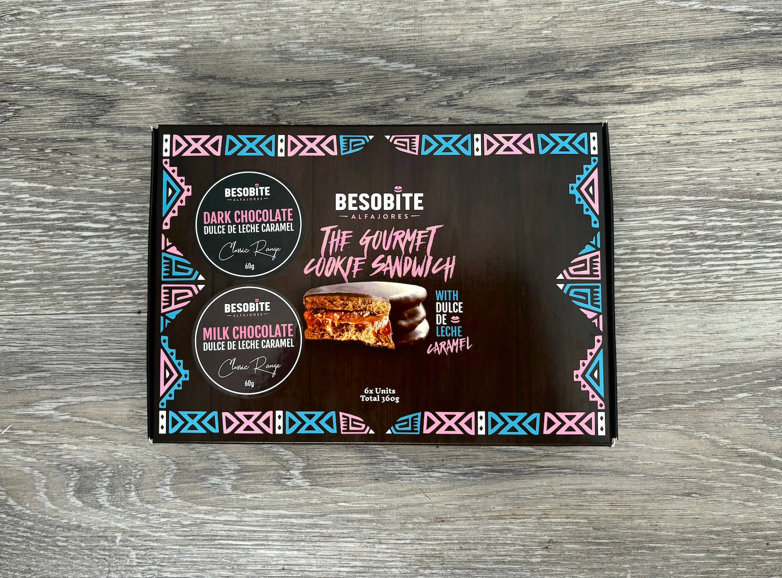 BesoBite - Dark & Milk Mixed Chocolate Alfajores 6 Pack