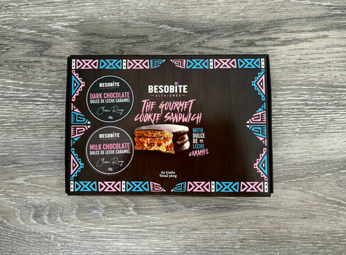BesoBite - Dark & Milk Mixed Chocolate Alfajores 6 Pack