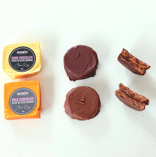BesoBite - Dark & Milk Mixed Chocolate Alfajores 6 Pack